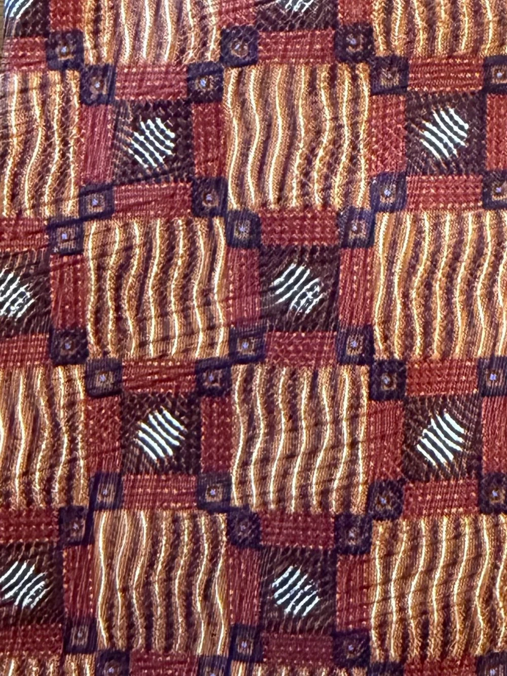 Robert Talbott elegant rust